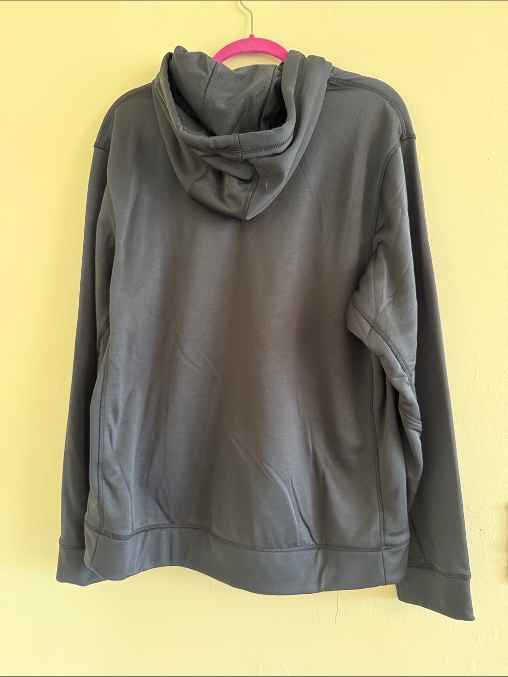 Men’s Large Dunbrooke Patriots Charcoal Gray Pullover Hoodie - Picture 2 of 10